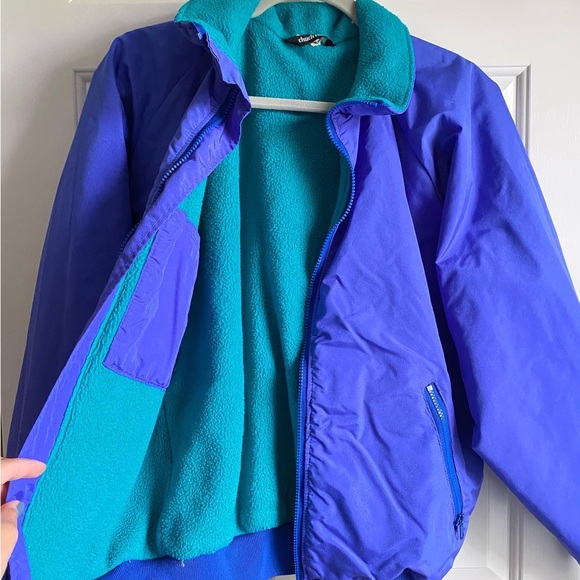 vintage fleece lined jacket - Picture 2 of 2